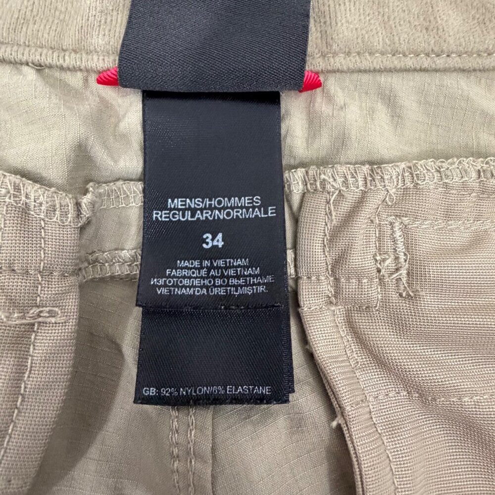 North Face Ripstop Cargo Pants - Khaki - Men's 34x32 - Picture 4 of 10